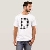 Gingham Karo D T-Shirt (Vorne ganz)