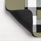 Gingham Karo E Mousepad (Ecke)