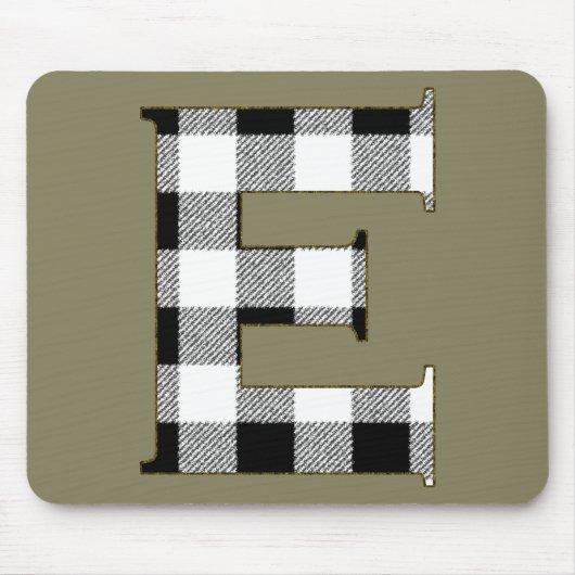 Gingham Karo E Mousepad (Vorne)