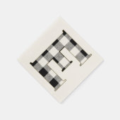 Gingham Karo E Serviette (Ecke)
