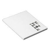 Gingham Karo F Notizblock (angewinkelt)