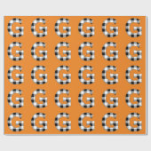 Gingham Karo G Geschenkpapier (Flach)