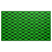 Gingham Karo Green und Black Pattern Fabric Stoff (Yard (91,4 cm))