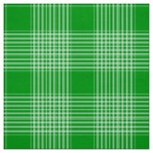 Gingham Karo Green und White Fabric Stoff (Muster)