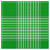 Gingham Karo Green und White Fabric Stoff (Nahaufnahme)