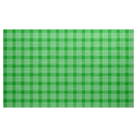 Gingham Karo Green und White Fabric Stoff (Yard (91,4 cm))
