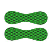Gingham-Karo Grün-Schwarzes Muster Baseball (Paneele)