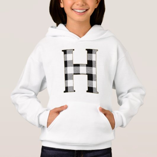 Gingham Karo H Hoodie (Vorderseite)