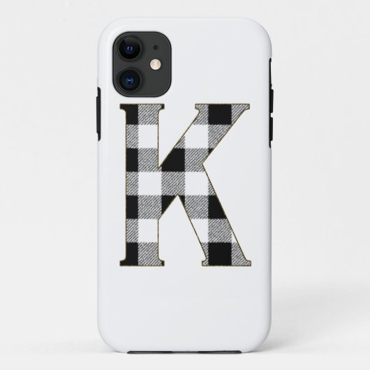 Gingham Karo K Case-Mate iPhone Hülle (Rückseite)