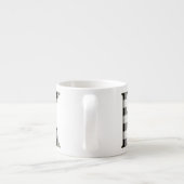 Gingham Karo K Espressotasse (Rückseite)