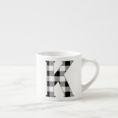 Gingham Karo K Espressotasse (Rechts)