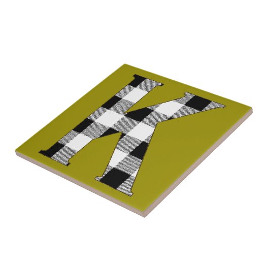Gingham Karo K Fliese (Seite)