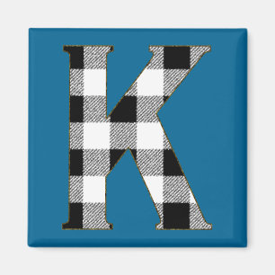 Gingham Karo K Magnet