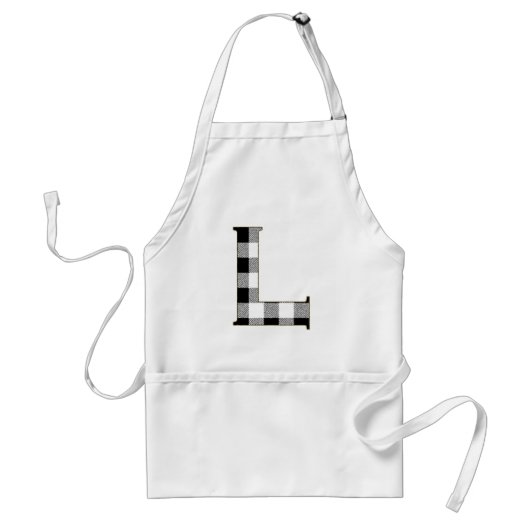 Gingham Karo L Schürze (Vorne)