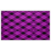 Gingham Karo Lila und schwarze Muster Stoff (Fat Quarter (45,7 x 55,9 cm))
