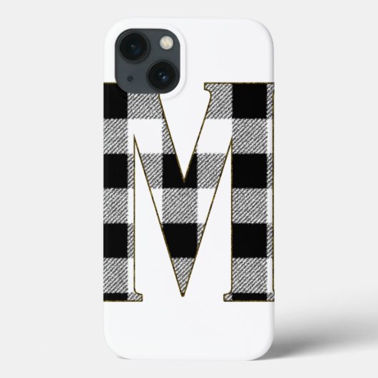 Gingham Karo M Case-Mate iPhone Hülle (Rückseite)
