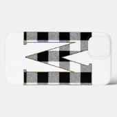 Gingham Karo M Case-Mate iPhone Hülle (Rückseite (Horizontal))