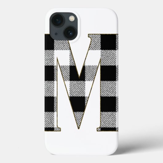 Gingham Karo M Case-Mate iPhone Hülle (Rückseite)