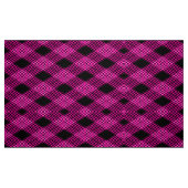 Gingham Karo Magenta und Black Pattern Fabric Stoff (Fat Quarter (45,7 x 55,9 cm))