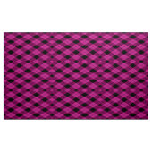 Gingham Karo Magenta und Black Pattern Fabric Stoff (Yard (91,4 cm))