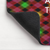 Gingham Karo Multicolored Pattern Mousepad (Ecke)