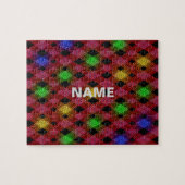 Gingham Karo Multicolored Pattern Puzzle (Horizontal)