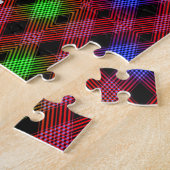 Gingham Karo Multicolored Pattern Puzzle (Seite)