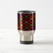 Gingham Karo Multicolored Pattern Reisebecher (Mittel)