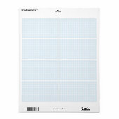 Gingham Karo Muster. Blassblau und weiß. (Vorne)