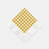 Gingham-Karo-Muster Serviette (Ecke)