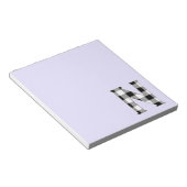 Gingham Karo N Notizblock (angewinkelt)