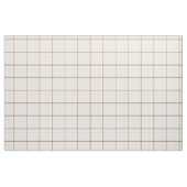 Gingham-Karo neutrales Braun Elfenbein Pastellfarb Stoff (Yard (91,4 cm))