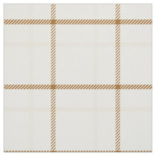 Gingham-Karo neutrales Braun Elfenbein Pastellfarb Stoff