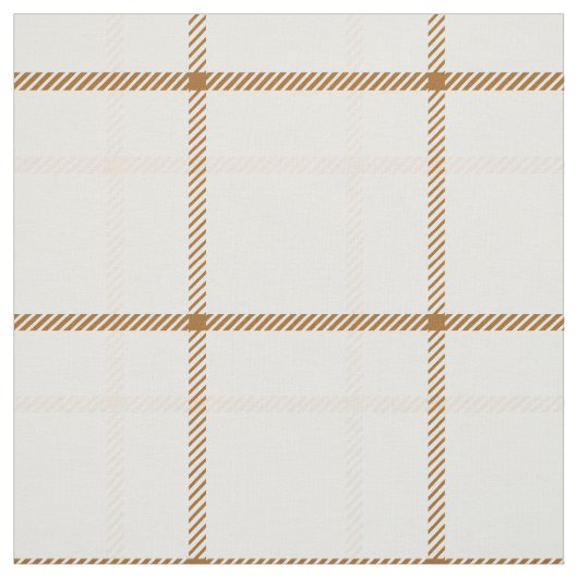 Gingham-Karo neutrales Braun Elfenbein Pastellfarb Stoff (Muster)