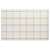 Gingham-Karo neutrales Braun Elfenbein Pastellfarb Stoff (Fat Quarter (45,7 x 55,9 cm))