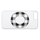 Gingham Karo O Case-Mate iPhone Hülle (Rückseite (Horizontal))