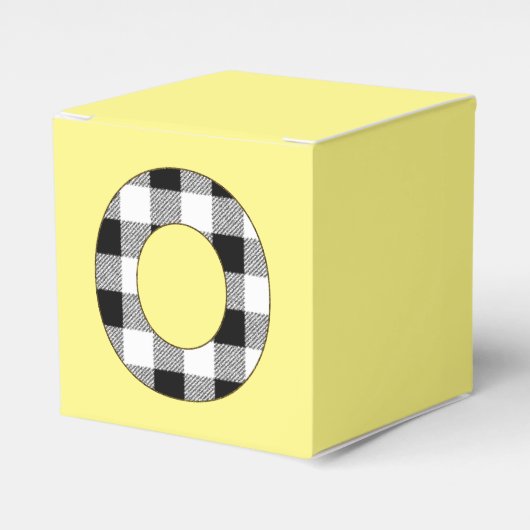 Gingham Karo O Geschenkschachtel (Vorderseite)