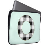 Gingham Karo O Laptopschutzhülle (Vorne Rechts)