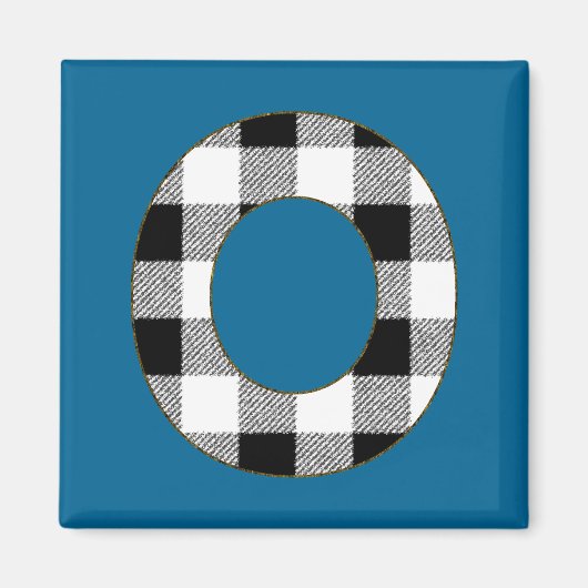 Gingham Karo O Magnet (Vorne)