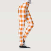 Gingham Karo Orange Leggings (Rechts)
