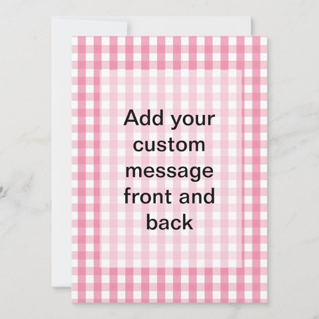 Gingham Karo Pattern (Vorderseite)