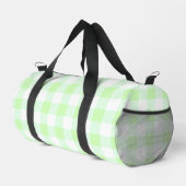 Gingham Karo Pattern (Light Green) Duffle Bag (Rechte Ecke)