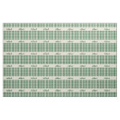 Gingham Karo Pattern Monogram Dark Green Beige Stoff (Yard (91,4 cm))
