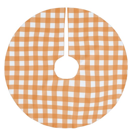 GINGHAM KARO POLYESTER WEIHNACHTSBAUMDECKE (Vorderseite)