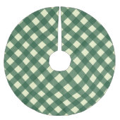GINGHAM KARO POLYESTER WEIHNACHTSBAUMDECKE (Vorderseite)