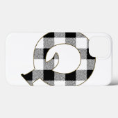 Gingham Karo Q Case-Mate iPhone Hülle (Rückseite (Horizontal))