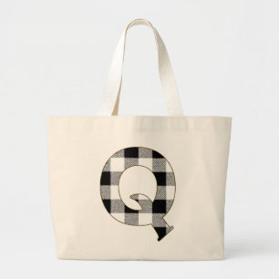 Gingham Karo Q Jumbo Stoffbeutel