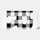 Gingham Karo R Case-Mate iPhone Hülle (Rückseite (Horizontal))