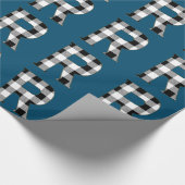 Gingham Karo R Geschenkpapier (Ecke)