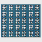 Gingham Karo R Geschenkpapier (Flach)